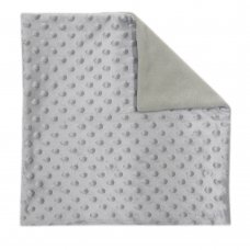 K12447: Grey Bubble Comforter With Fleece Back